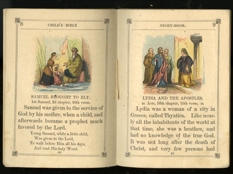 Item #021884 Child's Bible Story Book with Colored Pictures no. 3. / Unstated.