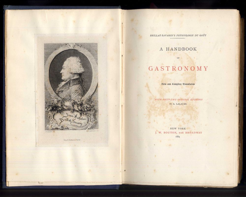 A Handbook of Gastronomy Physiologie Du Gout | Jean-Anthelme