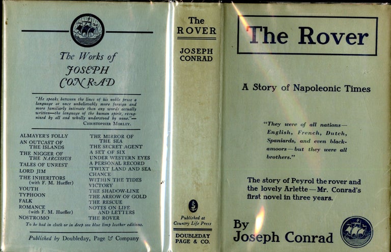 Item #037597 The Rover: A Story of Napoleonic Times. Conrad Joseph.