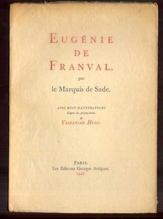 Item #038585 Eugénie de Franval. Sade Marquis de