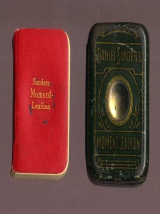 Item #039171 Moment Lexikon und Fremdwörterbuch. Sanders Daniel