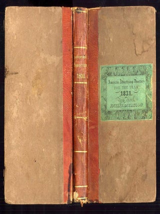 Item #039827 The American Advertising Directory, for Manufacturers and Dealers in American Goods....