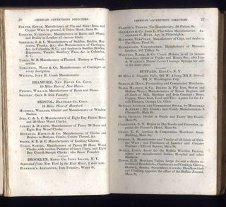 The American Advertising Directory, for Manufacturers and Dealers in American Goods. For the Year 1831