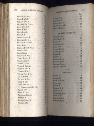 The American Advertising Directory, for Manufacturers and Dealers in American Goods. For the Year 1831