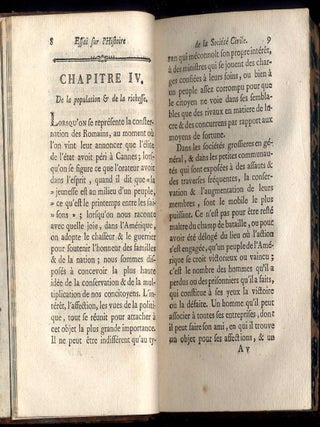Essai sur L'Histoire de la Société Civile