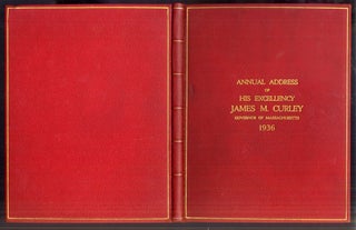 Item #040707 Address of His Excellency James M. Curley to the Two Branches of the Legislature of...