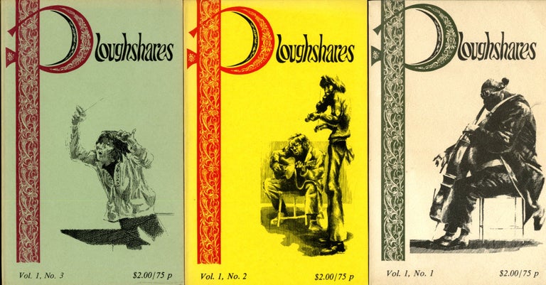 Item #040926 Ploughshares vol. 1 No. 1-4. Peter O'Malley, Dewitt henry, Fanny Howe, Andre Debus, Ted Berrigan, William Corbett, directors.