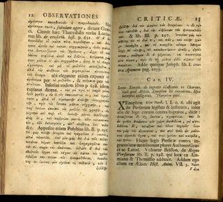 Observationes Miscellaneae ad Loca Quaedam Cum Novi Foederis, Tum Exterorum Scriptorum Graecorum...