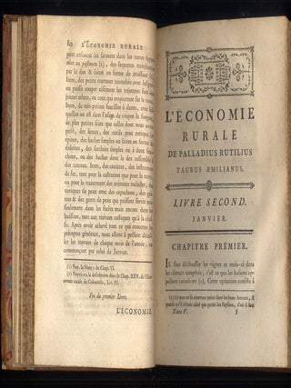 Traduction d'Anciens Ouvrages Latins relatifs à l'Agriculture et à la Médecine Vétérinaire: Economie Rurale de Palladius (Opus agriculturae)