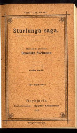 Sturlunga Saga 1-4
