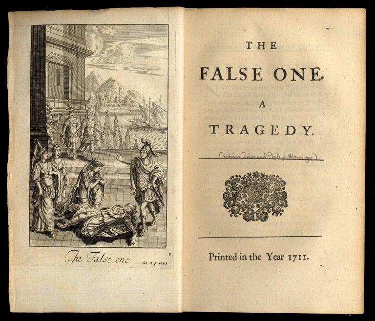 Item #042340 The False One. A Tragedy. John Fletcher, Phillip Massinger.