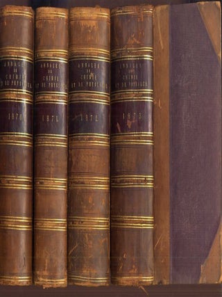 Item #042719 Annales de Chimie et de Physique, Quatrième Série, Tome XIX-XXVIII. 1870-1873....