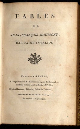 Fables de Jean-François Haumont, Capitaine Invalide