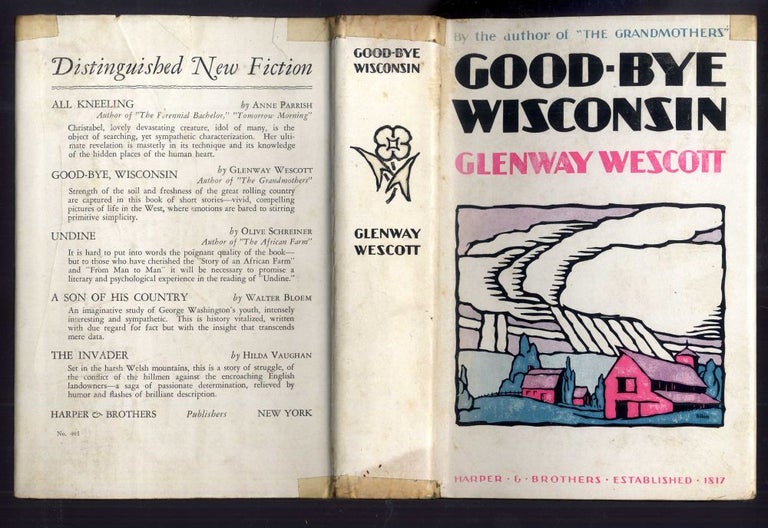 Item #042995 Good-Bye Wisconsin. Wescott Glenway.