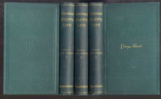 Item #043054 George Eliot's Life as Related in her Letters and Journals. Cross J. W