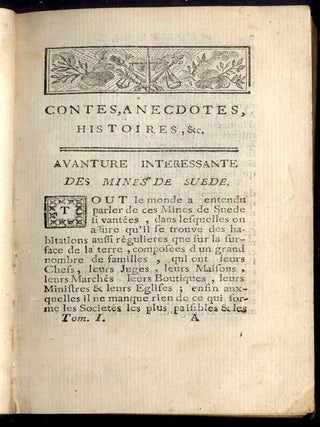 Contes Avantures et Faits Singuliers Etc.