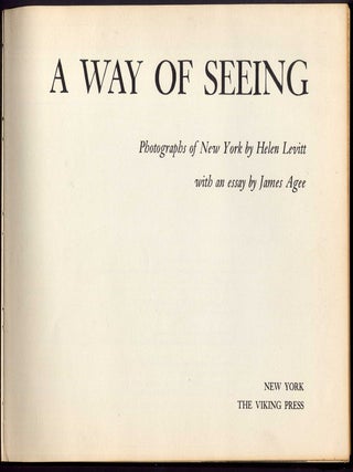 A Way of Seeing