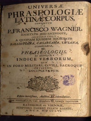 Universae Phraseologiae Latinae Corpus