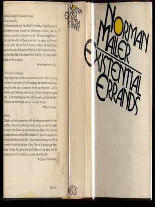 Item #043587 Existential Errands. Mailer Norman