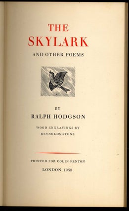 The Skylark and Other Poems