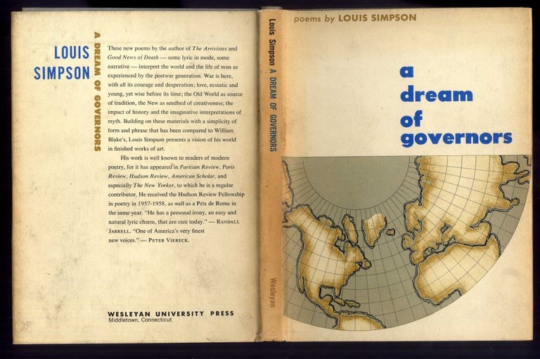Item #043637 A Dream of Governors. Simpson Louis.