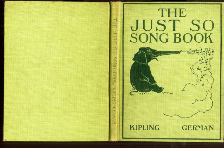 Item #043908 The Just So Song Book. Rudyard Kipling, Edward Germand.