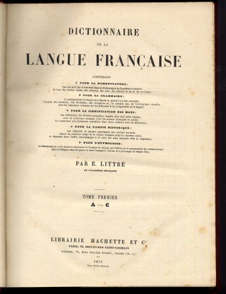 Dictionnaire de la Langue Française