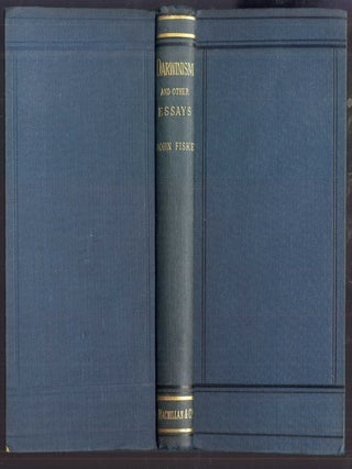 Item #043960 Darwinism and Other Essays. Fiske John
