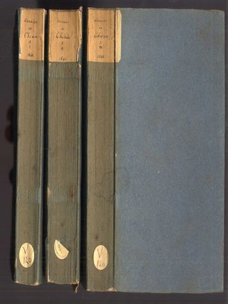 Item #043992 Annales de Chimie et de Physique. Troisieme Serie, Tome 1-3. Gay-Lussac, Arago,...