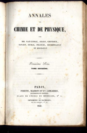 Annales de Chimie et de Physique. Troisieme Serie, Tome 1-3