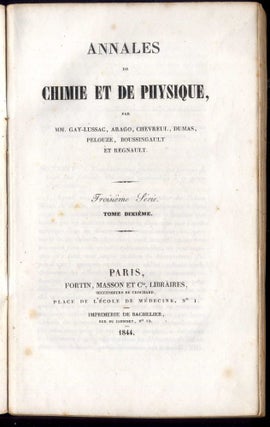 Annales de Chimie et de Physique. Troisieme Serie, Tome 10-12