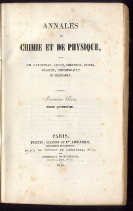 Annales de Chimie et de Physique. Troisieme Serie, Tome 13-15