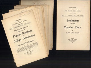 Item #044099 Publications of the Church Social Union August 15, 1896 - July 15, 1897. 12 issues....
