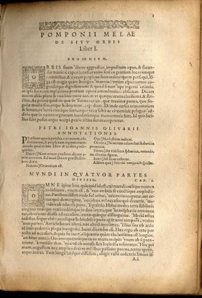 Situs Orbis Descriptio. Aethici cosmographia. C. I. Solini Polyhistor