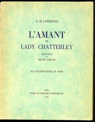 Item #044372 L'Amant de Lady Chatterley. Lawrence D. H