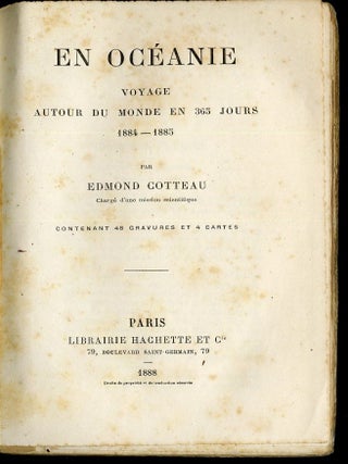 En Oceanie: Voyage Autour du Monde en 365 Jours. 1884-1885
