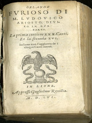 Orlando Furioso di M. Ludovico Ariosto Diviso in Due Parti