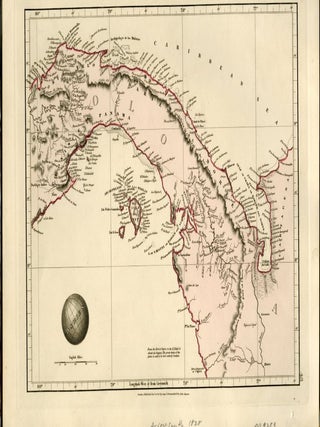Item #044593 Map of Columbia (Isthmus of Panama) From Arrowsmith's Outline of the World, 1828....