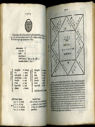 Ephemerides ad annos XIX incipientes ab anno Christi MDLVIII usque ad annum MDLXXVII. Meridiano Inclitae Urbis Venetiarum Diligentissime Supputatae