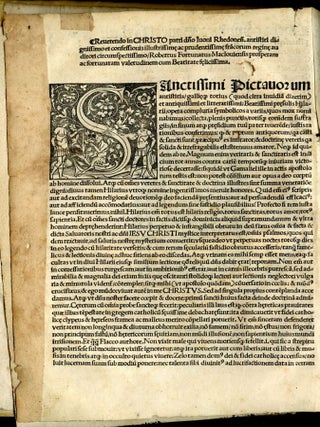 Opera Complura Sancti Hylarii Episcopi hac serie coimpressa