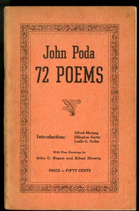 Item #044840 72 Poems. Poda John