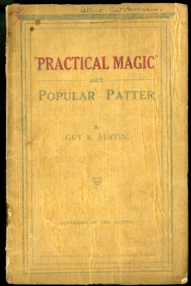Item #044966 Practical Magic with Popular Patter. Austin Guy.