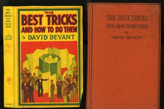 Item #044982 The Best Tricks and How to Do Them. Devant David