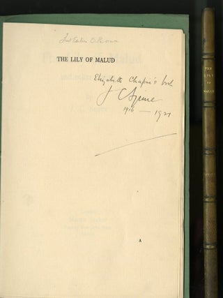 The Lily of Malud and other poems