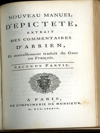 Nouveau Manuel D'Epictete, Extrait Des Commentaires D'Arrien