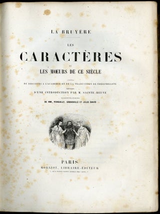 Les Caractères ou Les Moeurs de ce Siècle