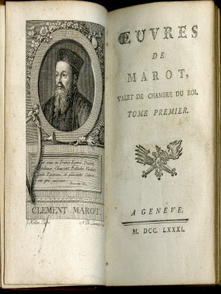 Oeuvres de Marot, Valet de Chambre du Roi. Tome Premier