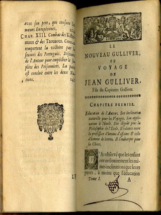 Le Nouveau Gulliver, ou Voyage de Jean Gulliver, Fils du Capitaine Gulliver. Traduit d'un Manuscript Anglois