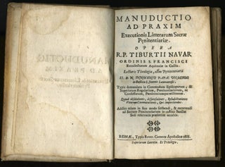 Manuductio Ad Praxim Executionis Litterarum Sacrae Penitentiariae.