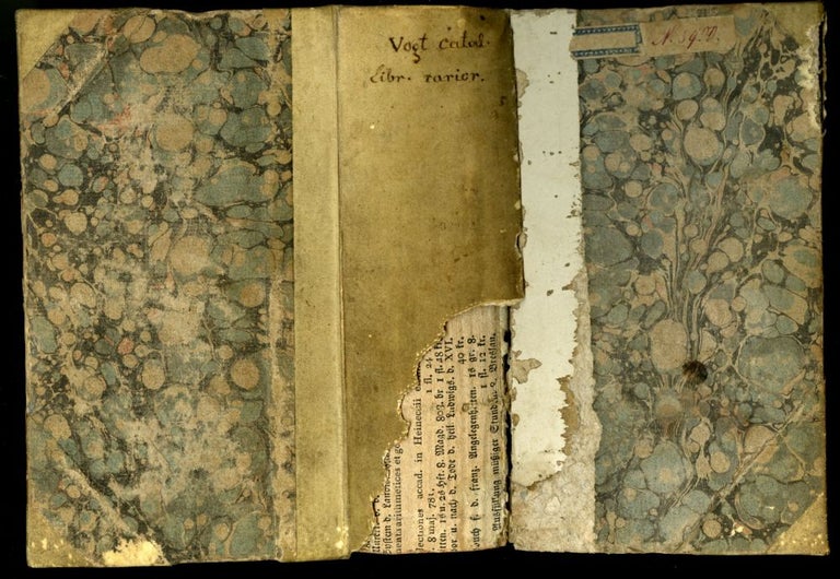 Item #045268 Catalogus Historico-Criticus Librorum Rariorum. Nogt Joannis.